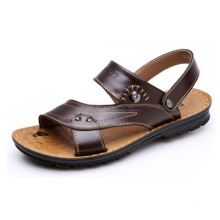 Promotional New Summer Authentic Men′s Leather Sandals, Slippers Cool Shoes